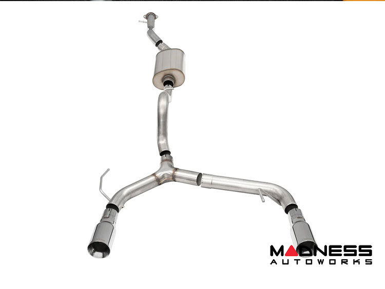 Ford Bronco Performance Exhaust System - 2.3L - Cat Back - Dual Exit - Corsa Performance - 4" - Polished Tips - 2 Door